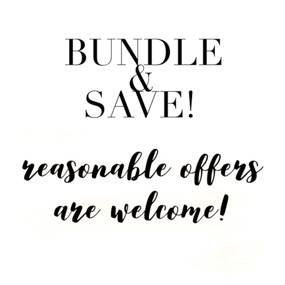 BUNDLE & SAVE! OFFERS WELCOMED💕